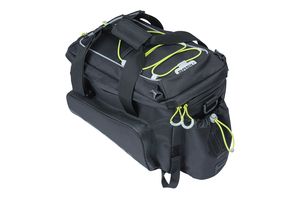 Basil Miles XL Pro Bagugh Threat Bag - Waterproof - Sporty - Black Lime - 9-36L - MIK RT Adapter Plaps