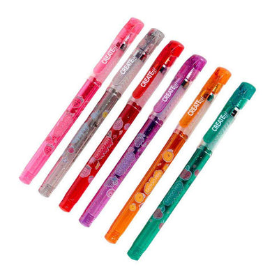 Crealo! penne gel per tatuaggi, 6 pz.