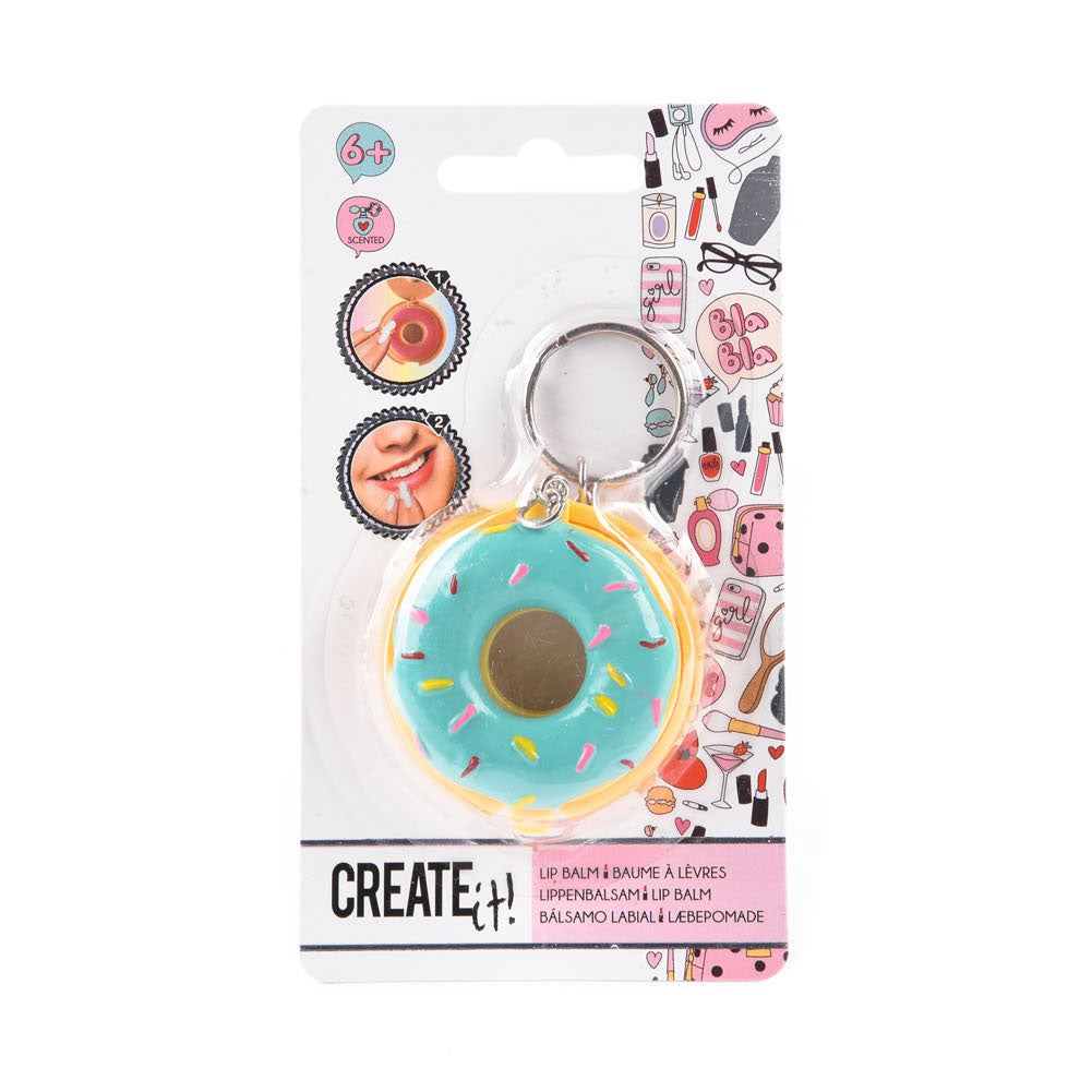 Crea! Donut del tastica di bellezza con balsamo per le labbra