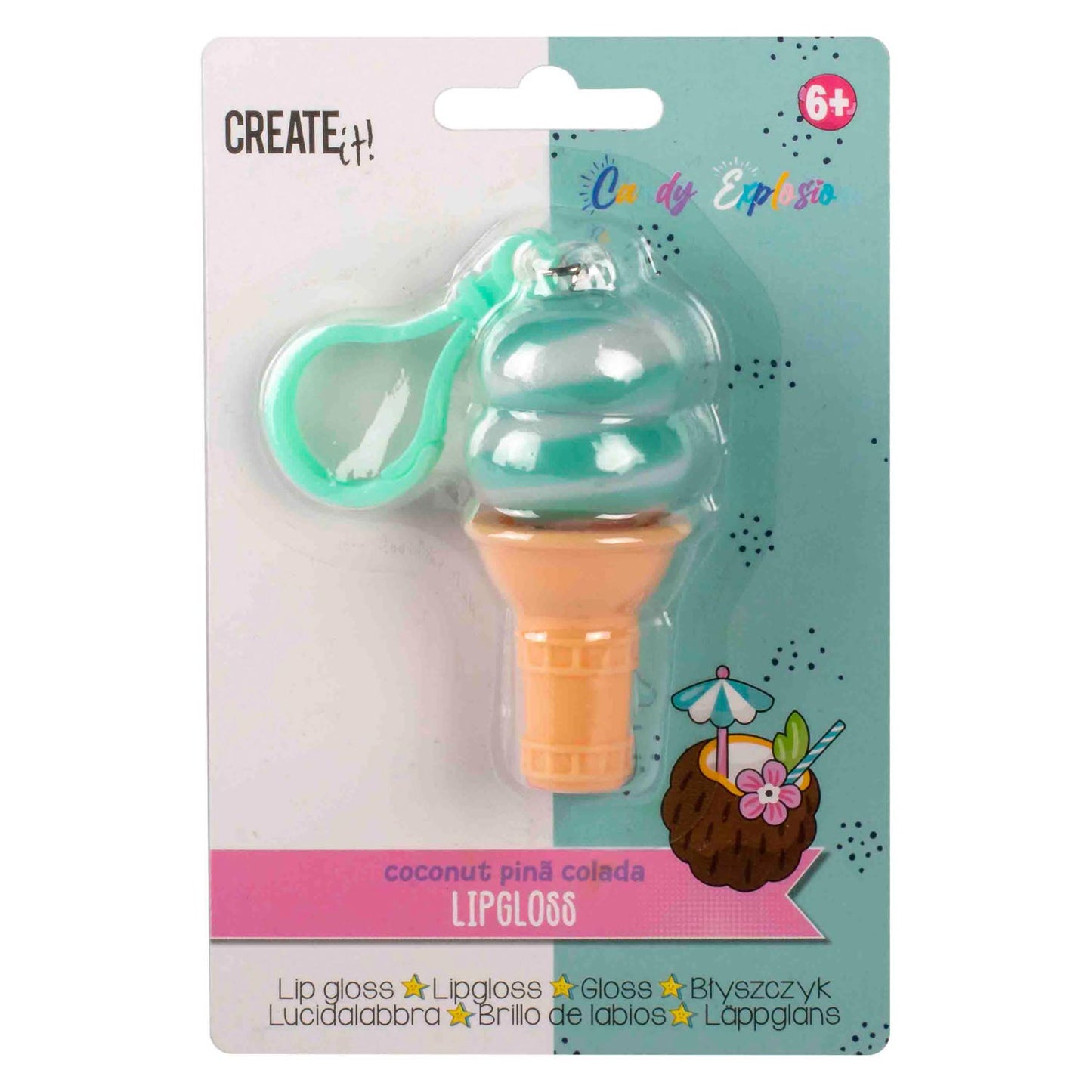 Canenco Candy Explosion Lipgloss Ice Cream anillo