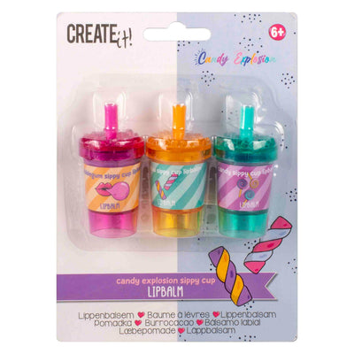 Crealo! Balsamo labbra Candy Explosion, 3 pz.