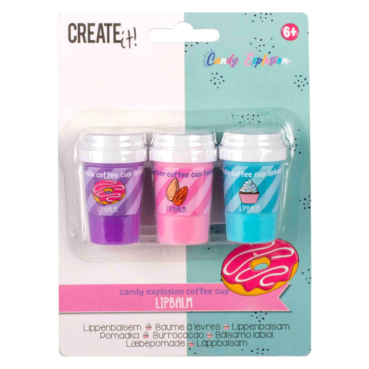 Crealo! Balsamo labbra Candy Explosion, 3 pz.