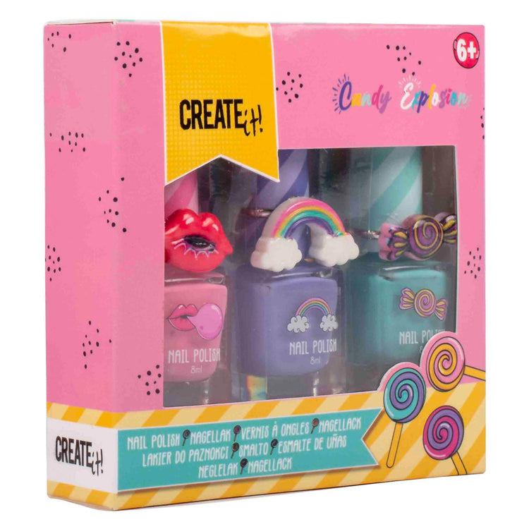 Crealo! Smalto per unghie Explosion Candy, 3 °.
