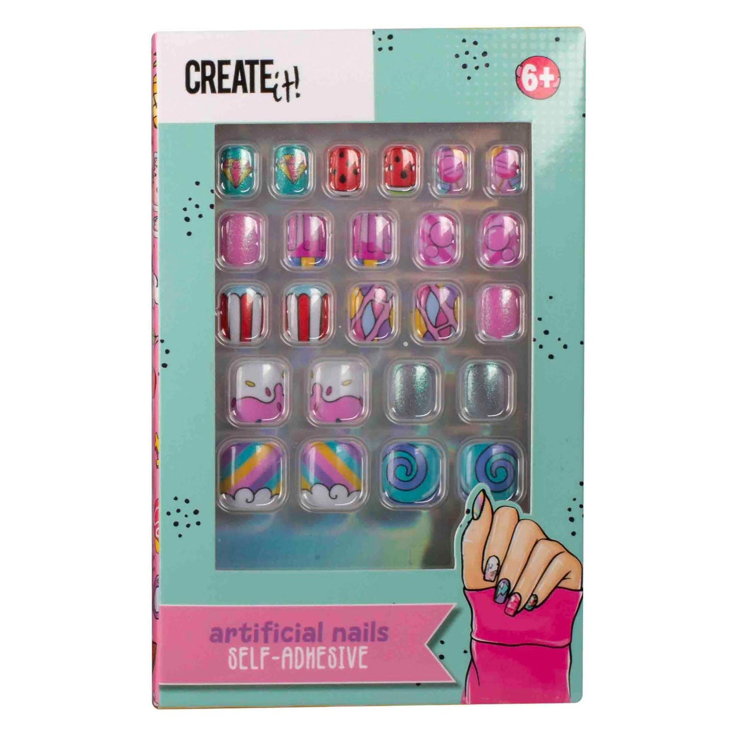 Crealo! Candy Explosion Artificial Nails Authesive