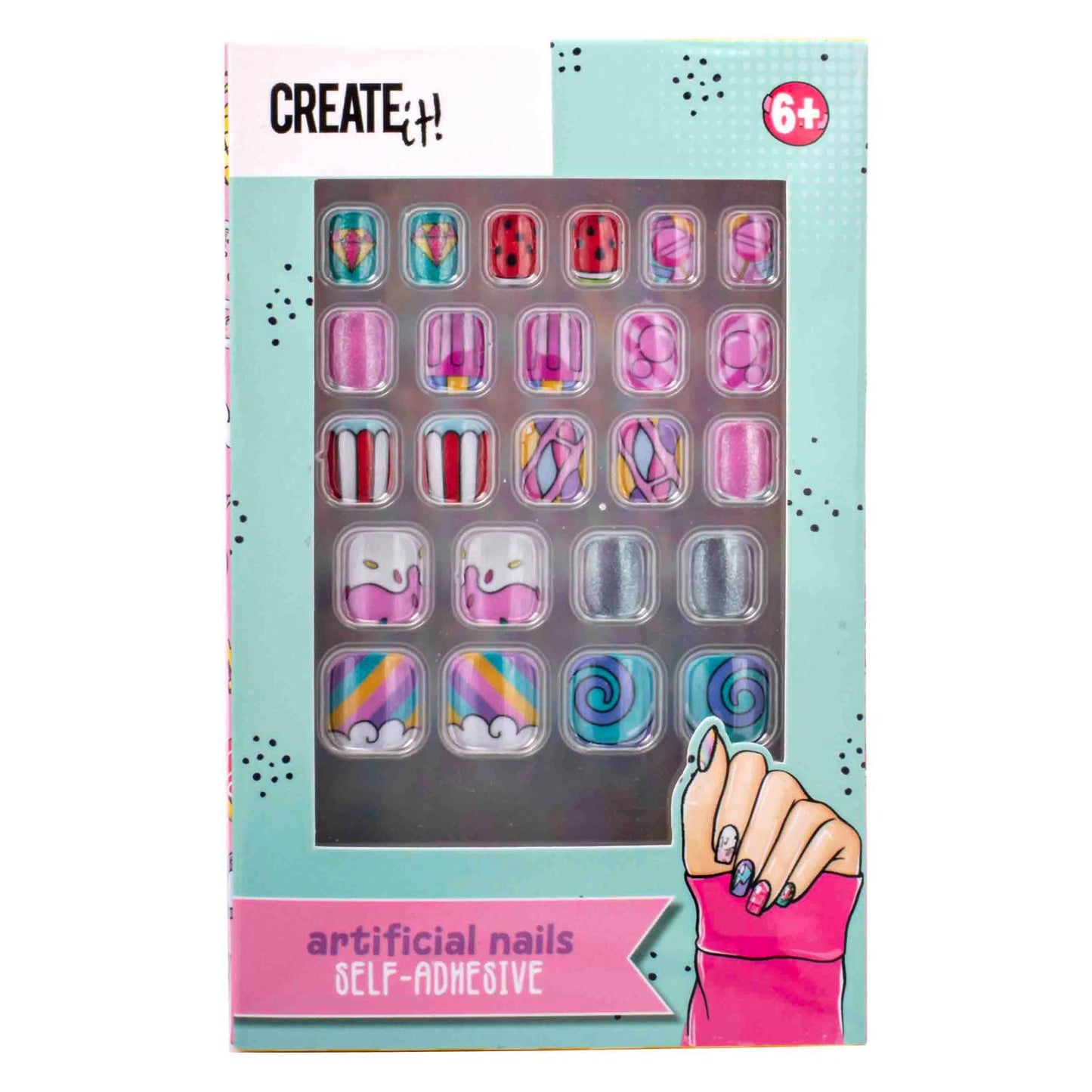 Crealo! Candy Explosion Artificial Nails Authesive