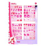 Crealo! Set maxi unghie artificiali autoadesive, 96 pz - afbeelding 1
