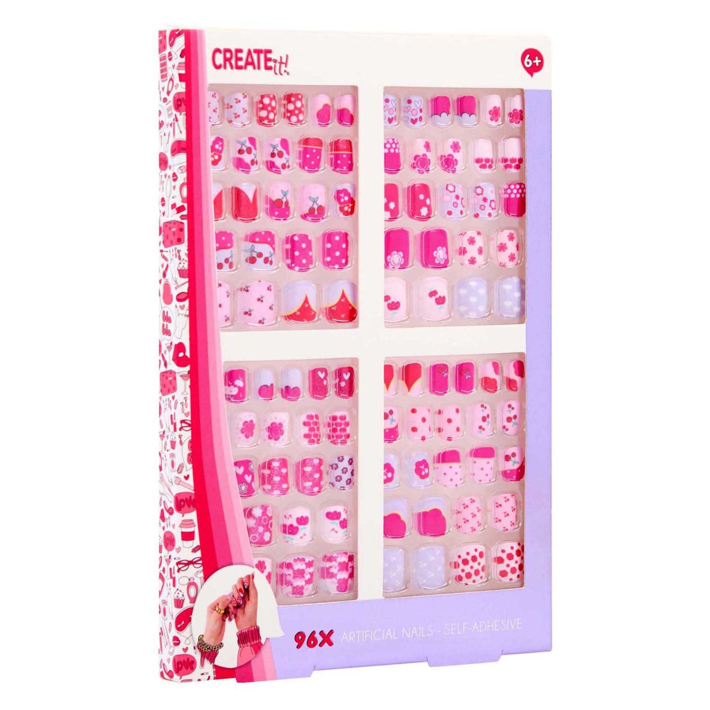 ¡Ciéntalo! Set de maxi autoadhesivo de las uñas artificiales