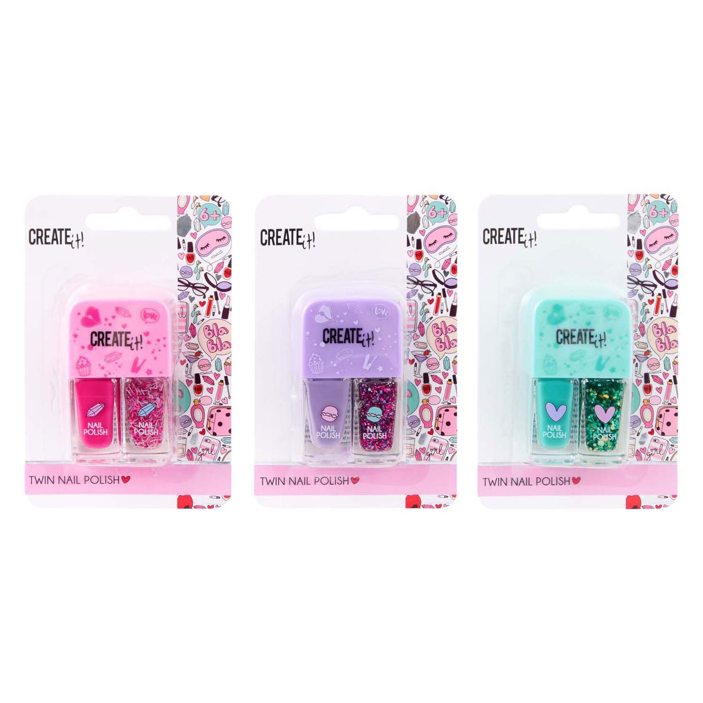 ¡Créalo! esmalte de uñas dúo