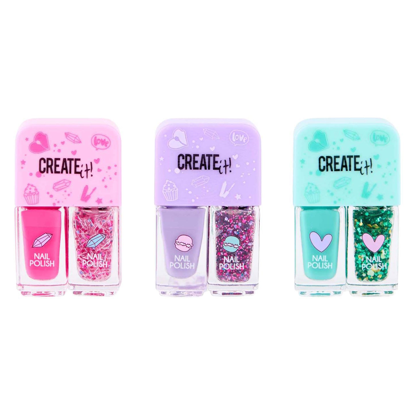 ¡Créalo! esmalte de uñas dúo