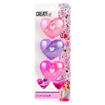 ¡Créalo! bálsamo labial en forma de corazón, 3 uds.