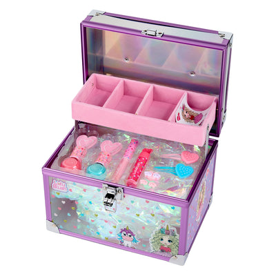 Canenenco Lulu Blush Make-Up Suitcase trasparente