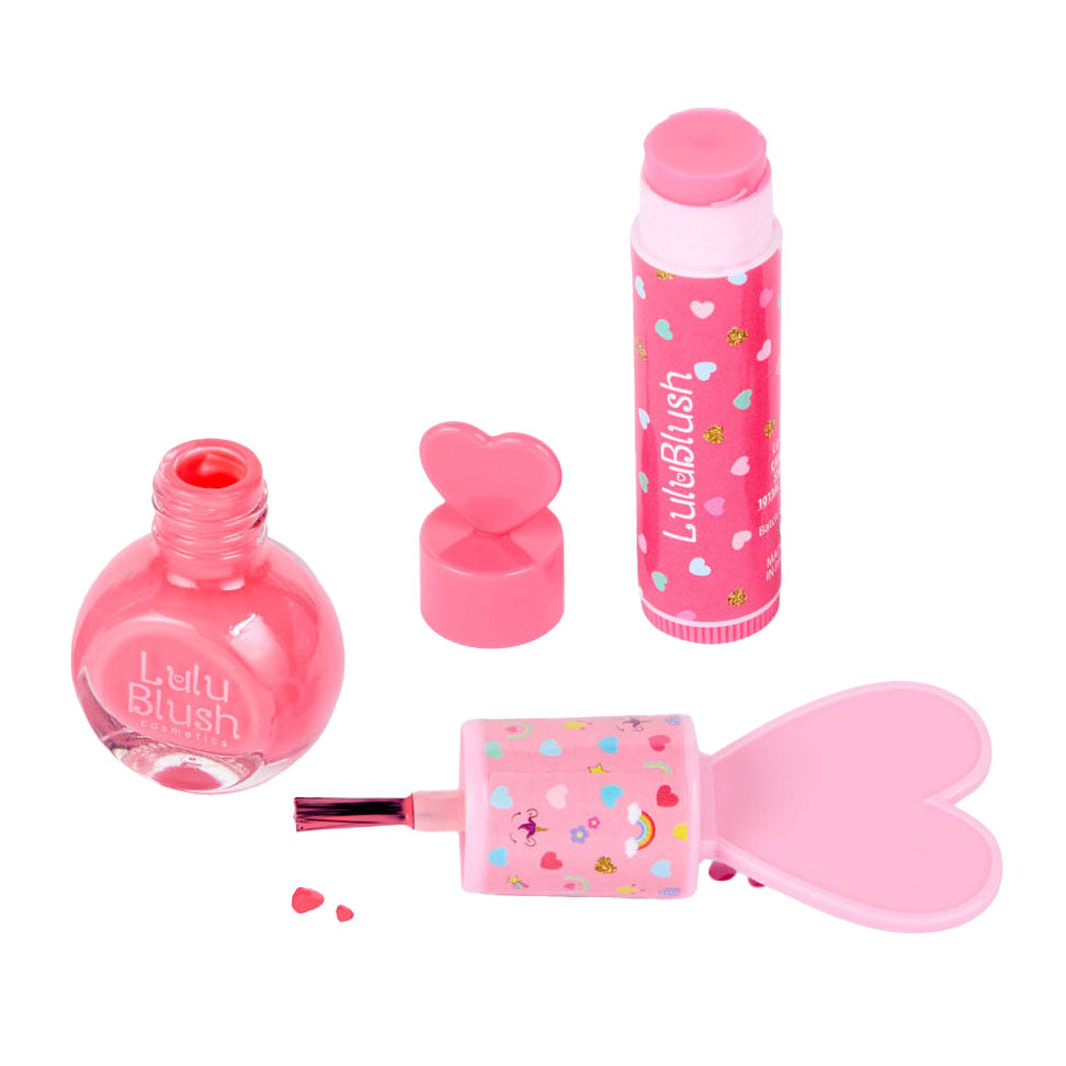Canenenco Lulu Blush Make-Up Suitcase trasparente