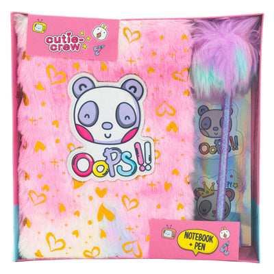 Canco Cutie Crew Notebook con Pompom Pen