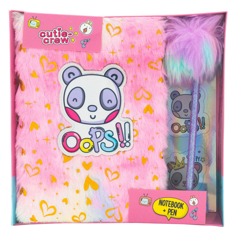 Canco Cutie Crew Notebook con Pompom Pen