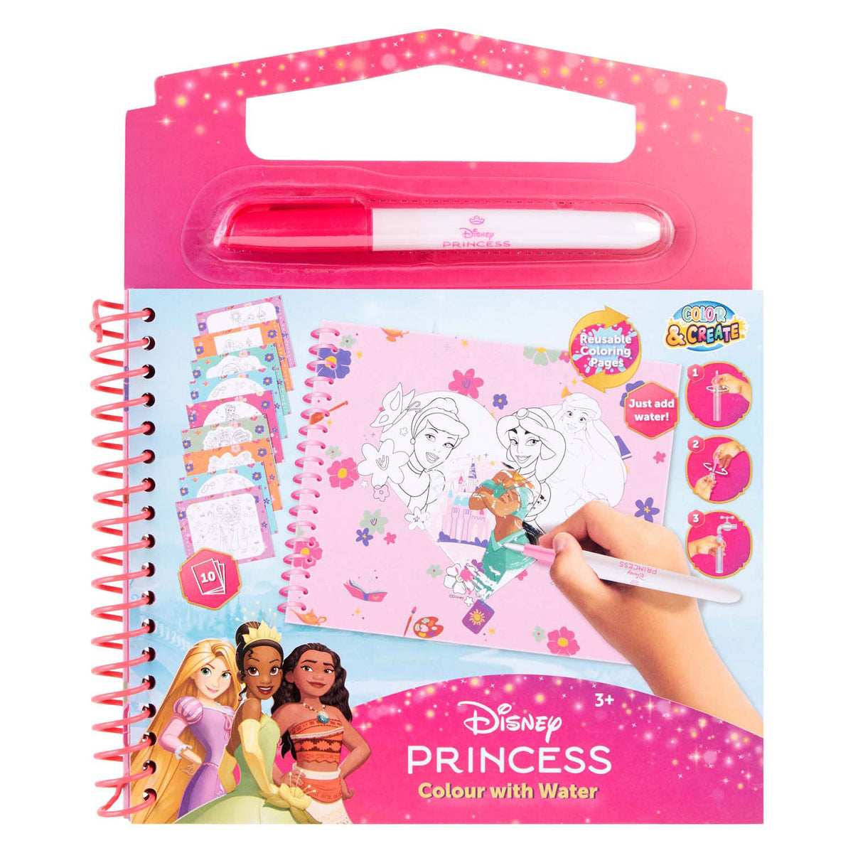 Canenco disney princess water coloring book