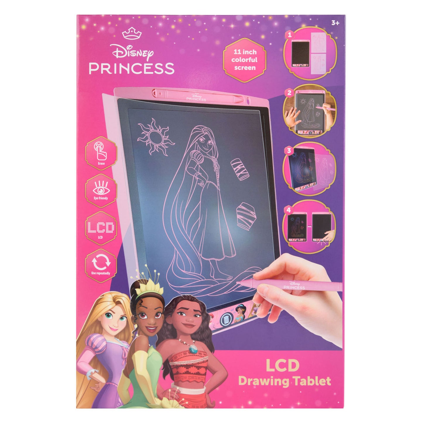 Cananenco Princess LCD Draw Draward Regenboog