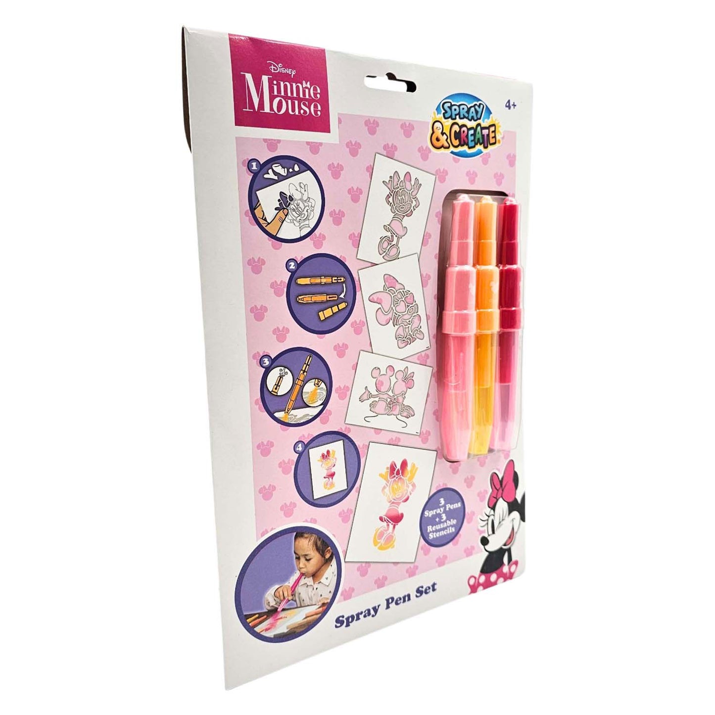 Canenco minnie mouse blaaspennen set