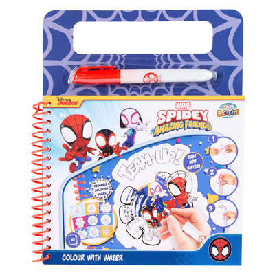 Libro da colorare con l'acqua Canenco spidey