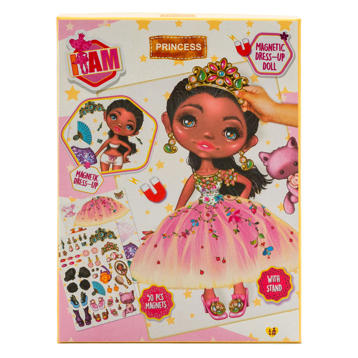 Canenco estoy vistiendo princesa magnética de muñecas
