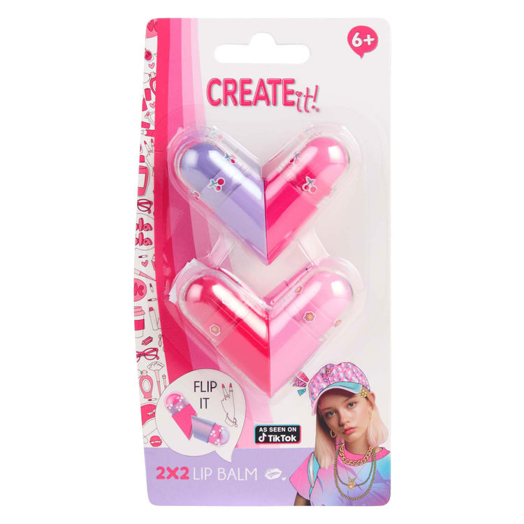 Canenco create it! beauty lip balm flip heart