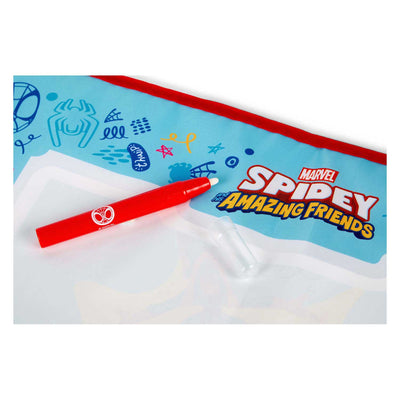 Alfombra de juego Canenco spidey acuarela, 51x41cm