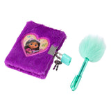 Canenco gabby's poppenhuis pluche dagboek met pluche pen - afbeelding 1