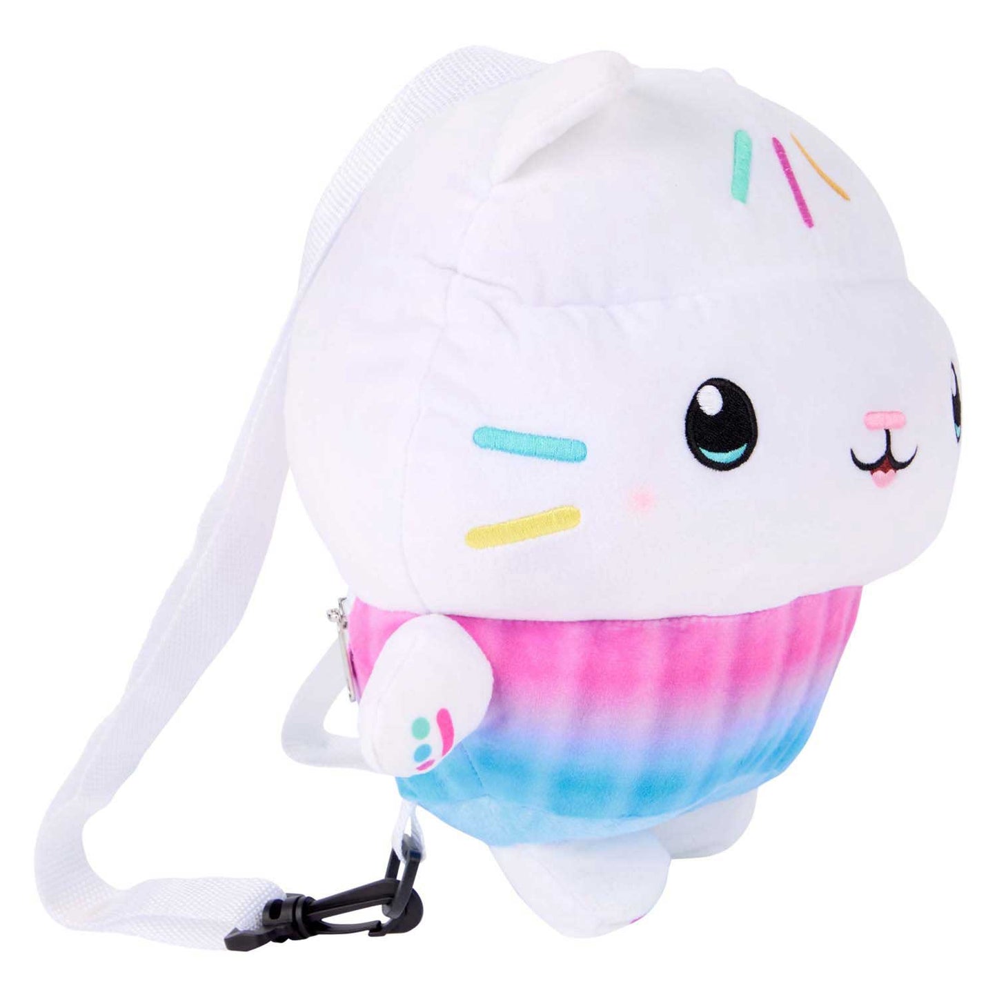 Canenco mochila casa de muñecas gabby peluche 3d cakey
