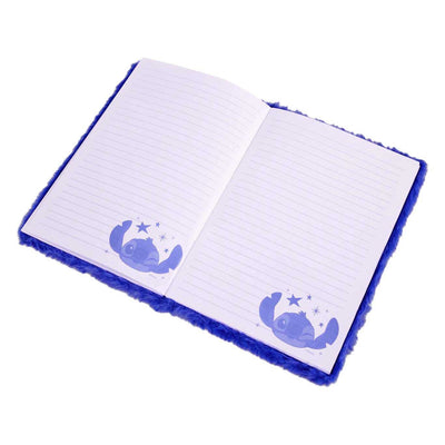 Cuaderno de peluche punto Canenco azul oscuro