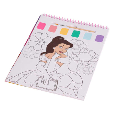 Canenco disney princess water verfset boek - incl kwast
