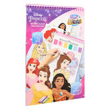 Disney princess waterverf kleurboek, 24 kleurplaten met penseel - afbeelding 4