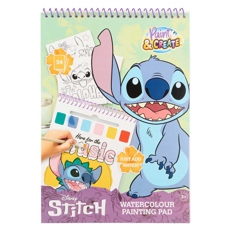 Libro de color de la acuarela de Disney Stitch
