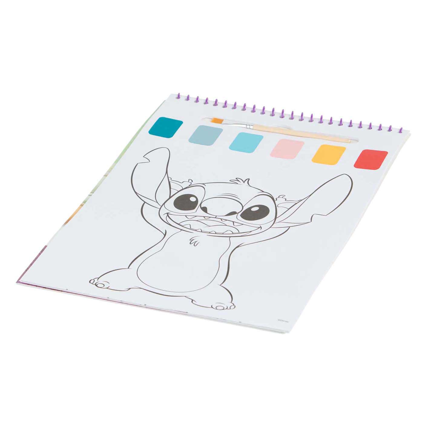 Libro de color de la acuarela de Disney Stitch