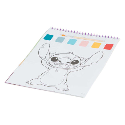 Libro de color de la acuarela de Disney Stitch