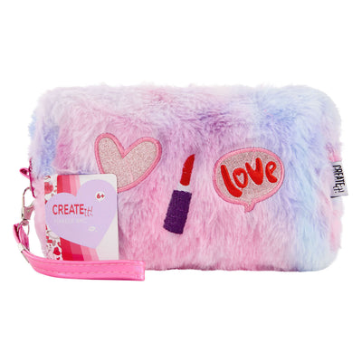 Canenco createlo!! borsa per il trucco pelosa