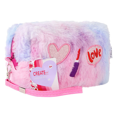 Canenco createlo!! borsa per il trucco pelosa