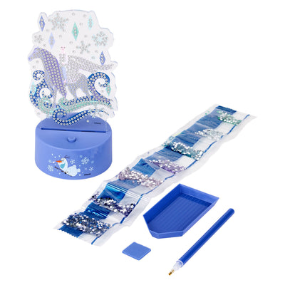 Lampada da notte con pittura a diamante Frozen di Canenco