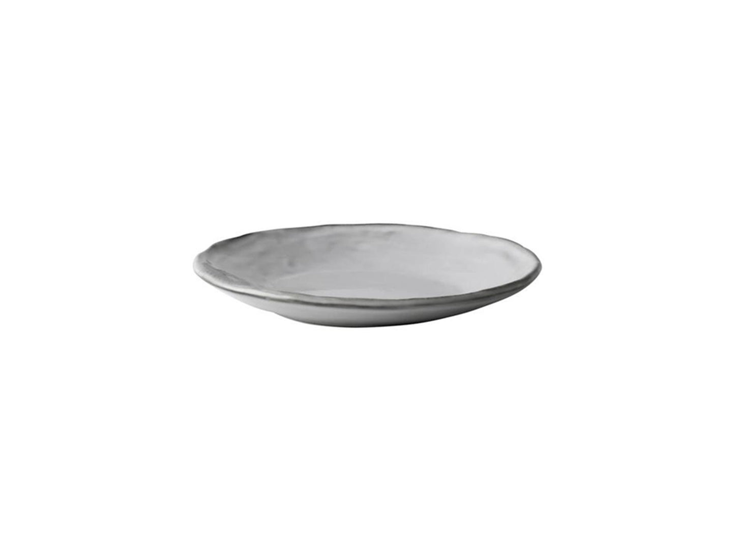 Piatto organico rosa olandese 17 cm grigio 4 pz