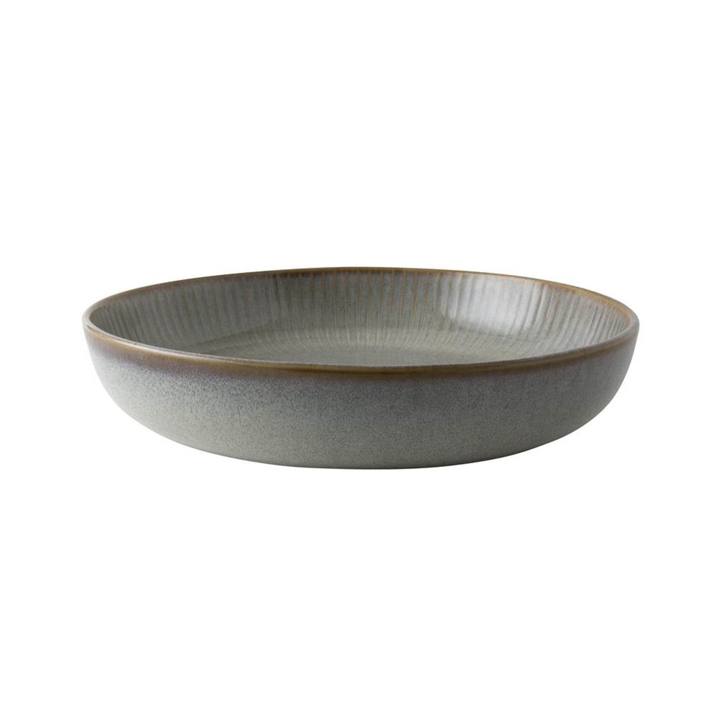 Plato hondo holandés de zafiro rosa ø23cm gris