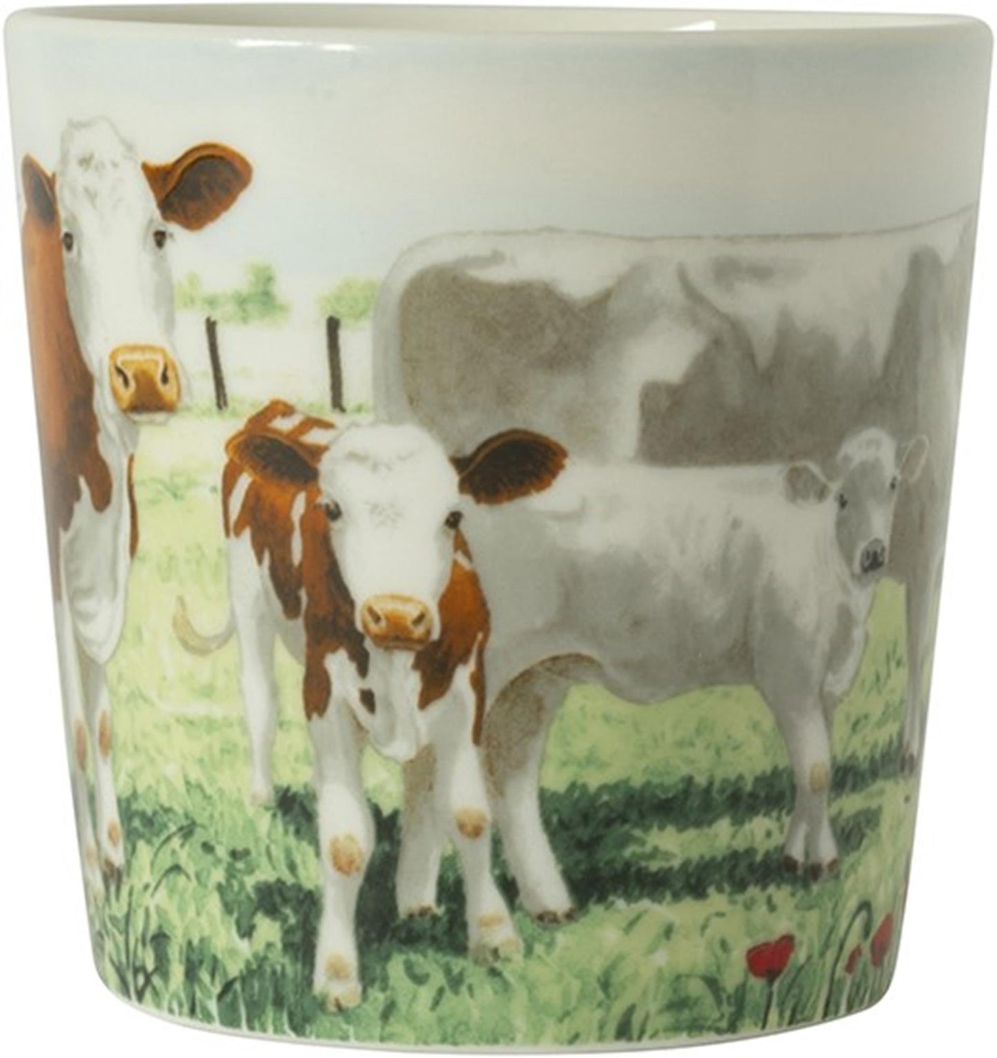 Wiebe van der zee wiebe's farm mini tazza mucca 23cl 6 pz