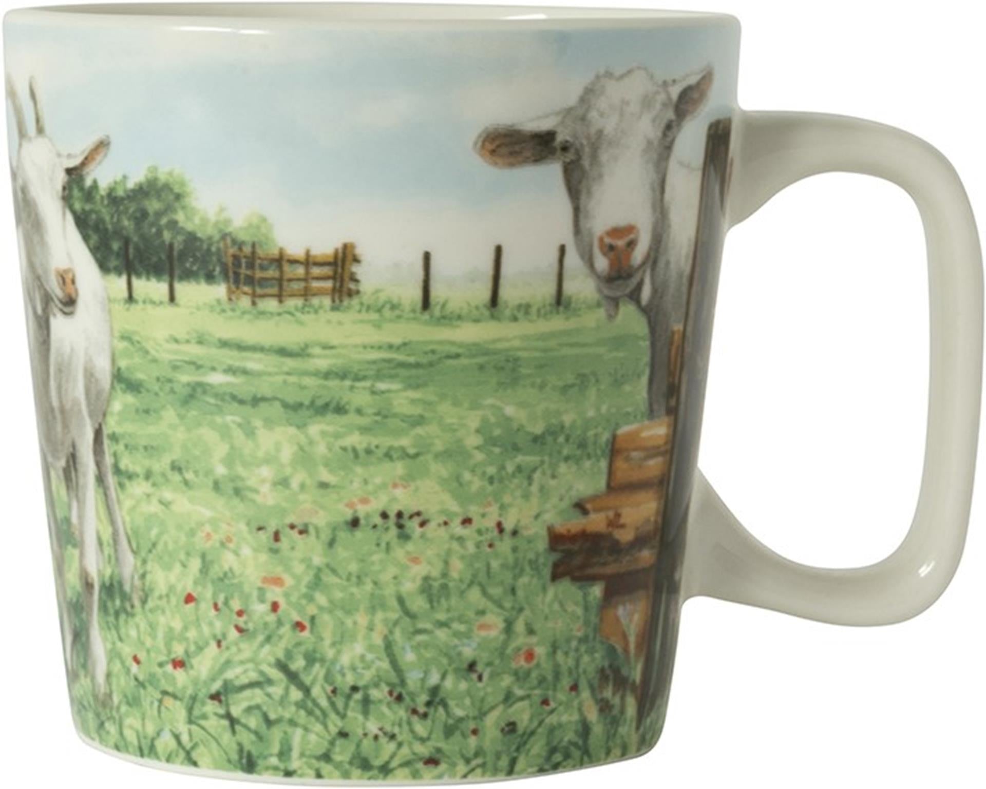 Wiebe van der Zee Wiebe's Farm mini taza cabra 230ml caja de 6 piezas porcelana