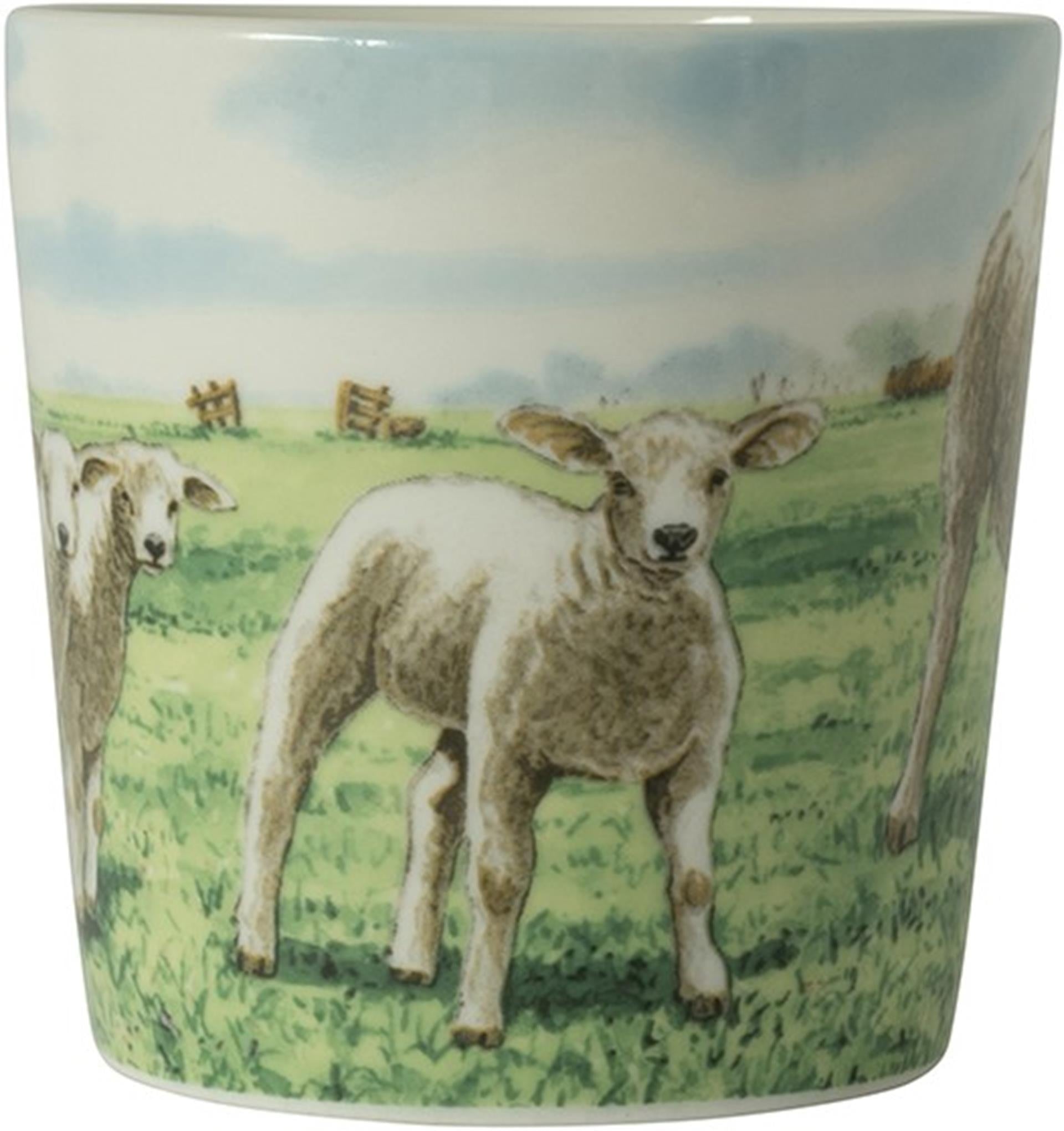 Wiebe van der Zee Wiebe's Farm mini tazza pecora 230ml scatola da 6 pezzi in porcellana