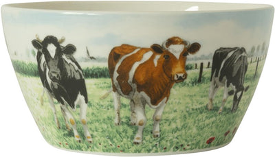 Wiebe van der zee Wiebe's Farm Bowl Cow ø13cm 6 pz