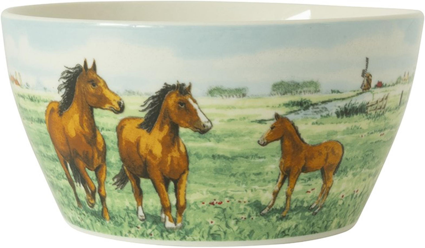 Wiebe van der zee wiebe's farm cuenco caballo ø13cm 6uds