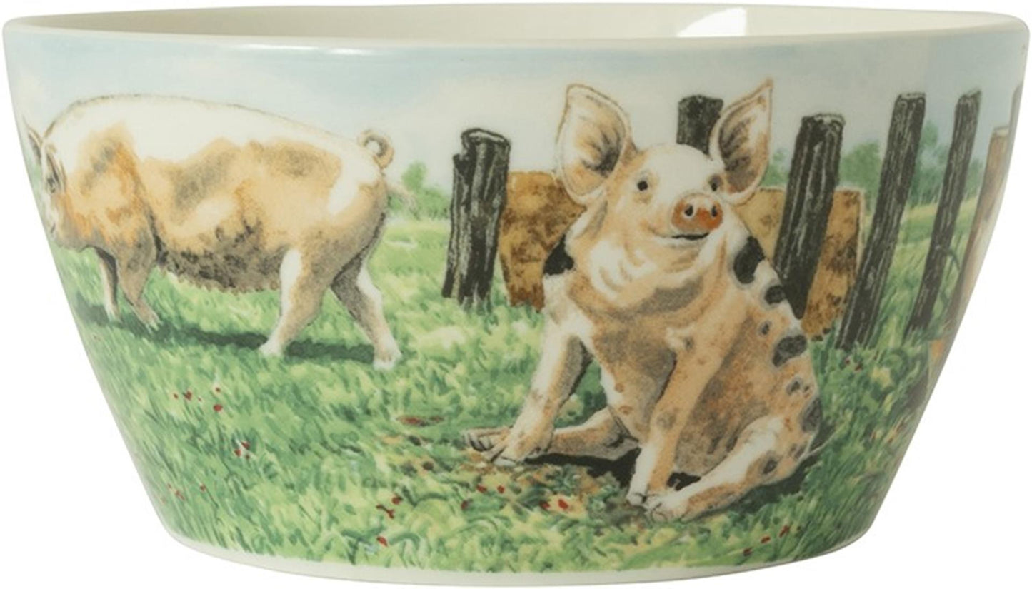 Wiebe van der zee Wiebe's Farm Ciotola Maiale ø13cm 6 pz