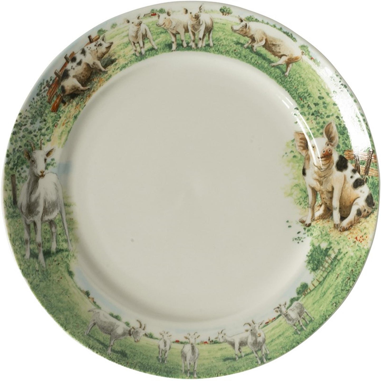 Wiebe van der Zee La granja de Wiebe plato cabra cerdo ø21cm 6uds