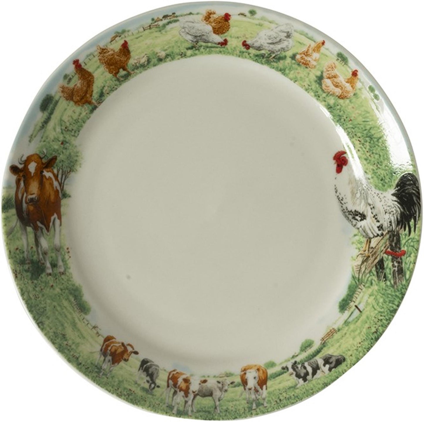Wiebe van der Zee Plato granja de Wiebe vaca pollo ø18cm 6uds