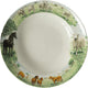 Wiebe van der zee wiebe's farm diep bord paard schaap ã˜23cm doos a 6 stuks porselein