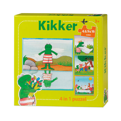 Il mondo del puzzle di rana, 4in1