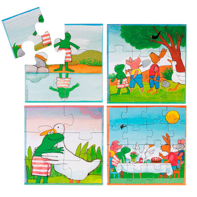 Il mondo del puzzle di rana, 4in1