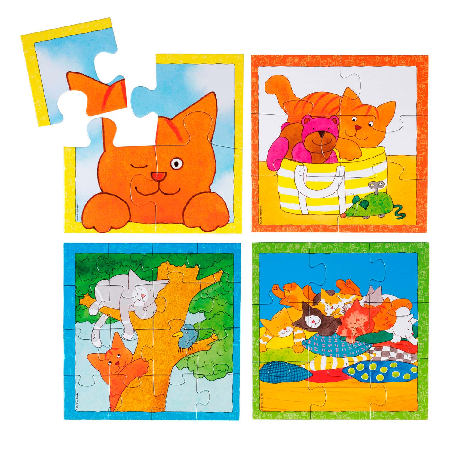 Bambolino toys dikkie dik puzzel, 4in1